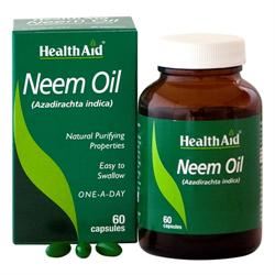 HealthAid Neem Oil 60 Capsules