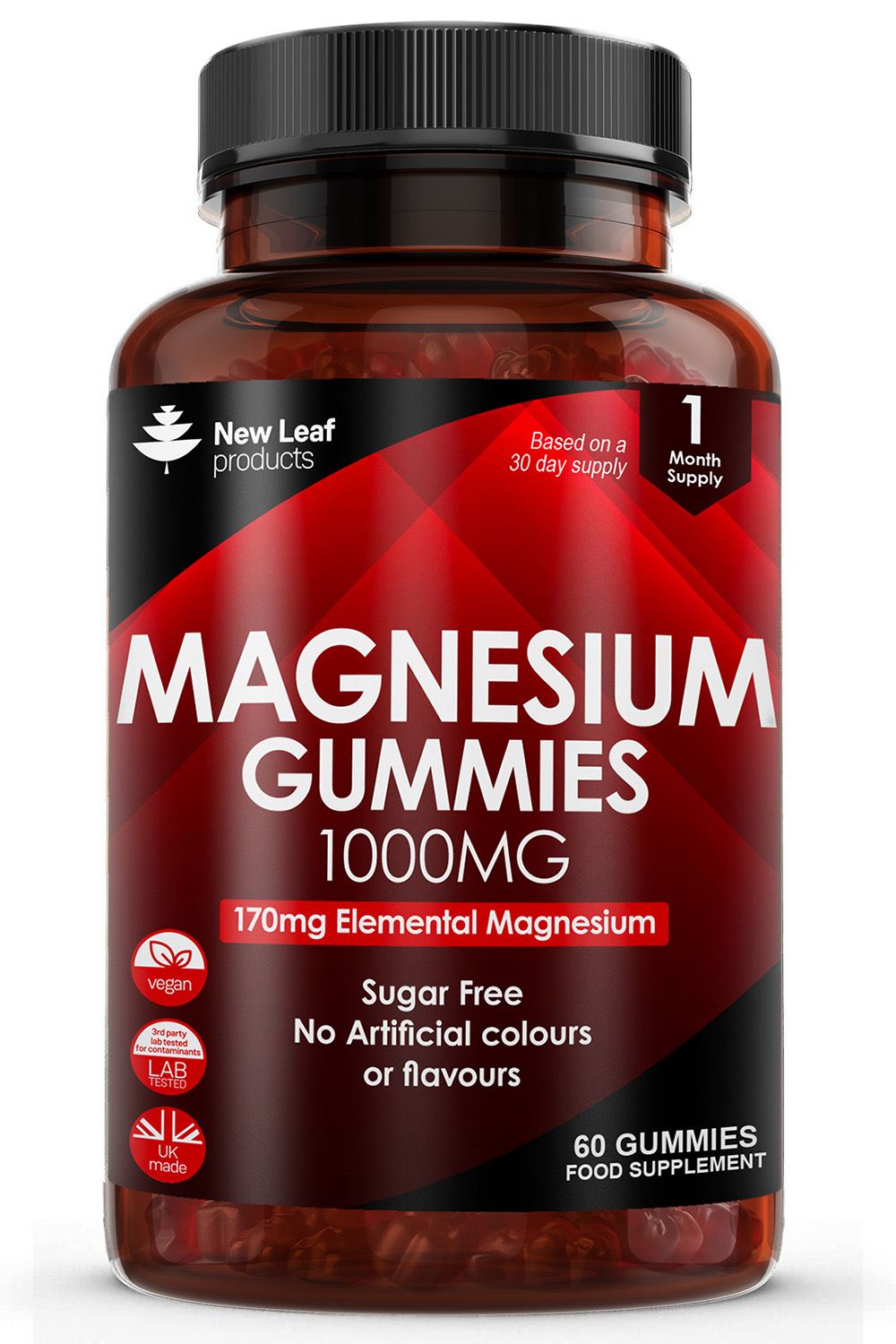 New Leaf Products Magnesium 60 Gummies