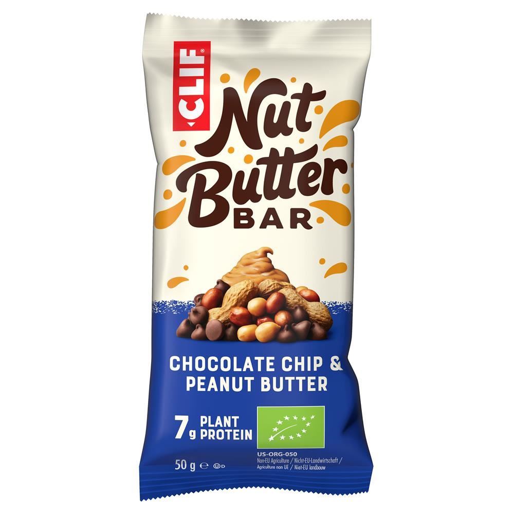 Clif Bar Chocolate Chip & Peanut Butter 50g - 12 Pack
