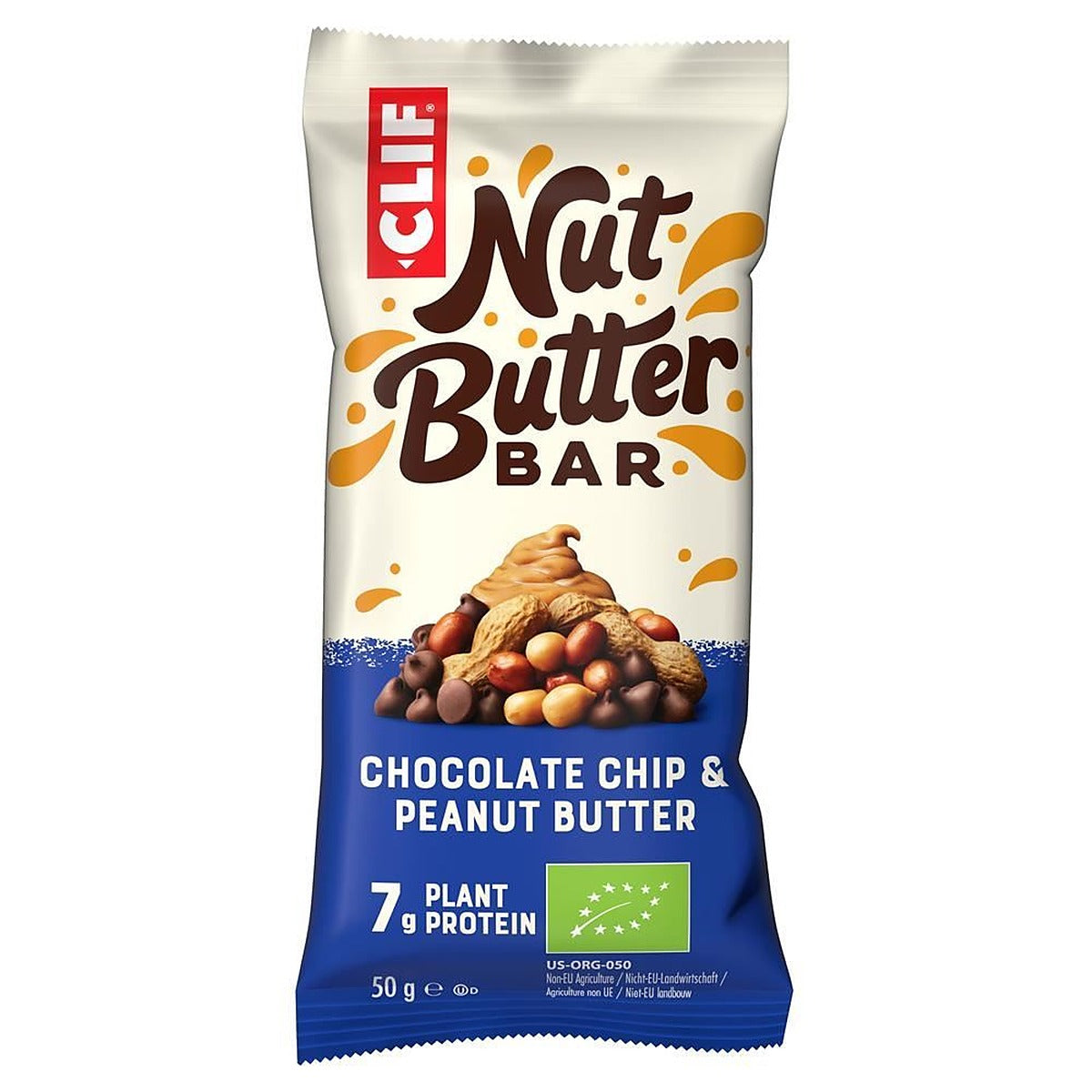 Clif Bar Chocolate Chip & Peanut Butter 50g - 12 Pack