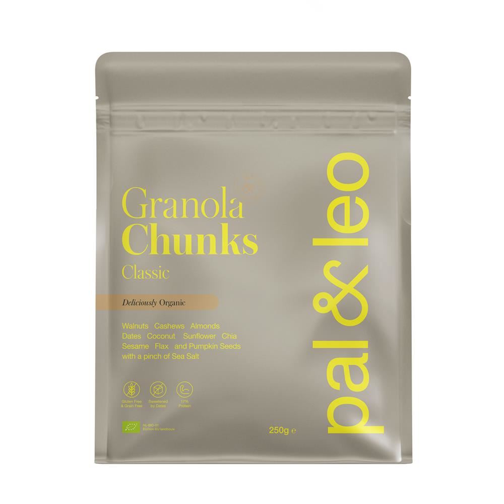 Pal & Leo Organic Granola Chuks Classic 250g - 15 Pack