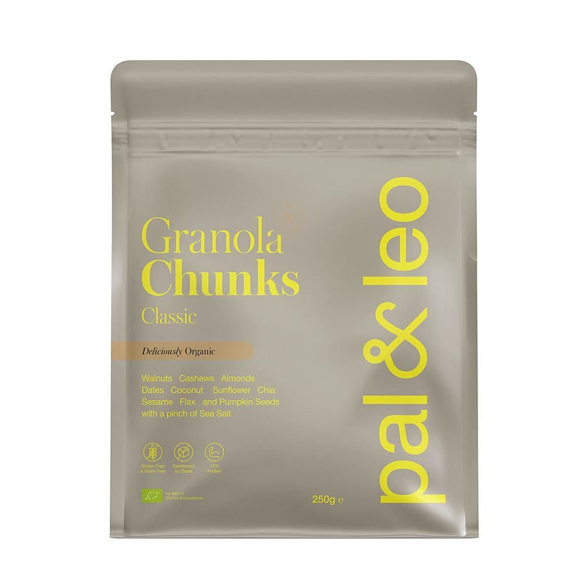 Pal & Leo Organic Granola Chuks Classic 250g - 15 Pack