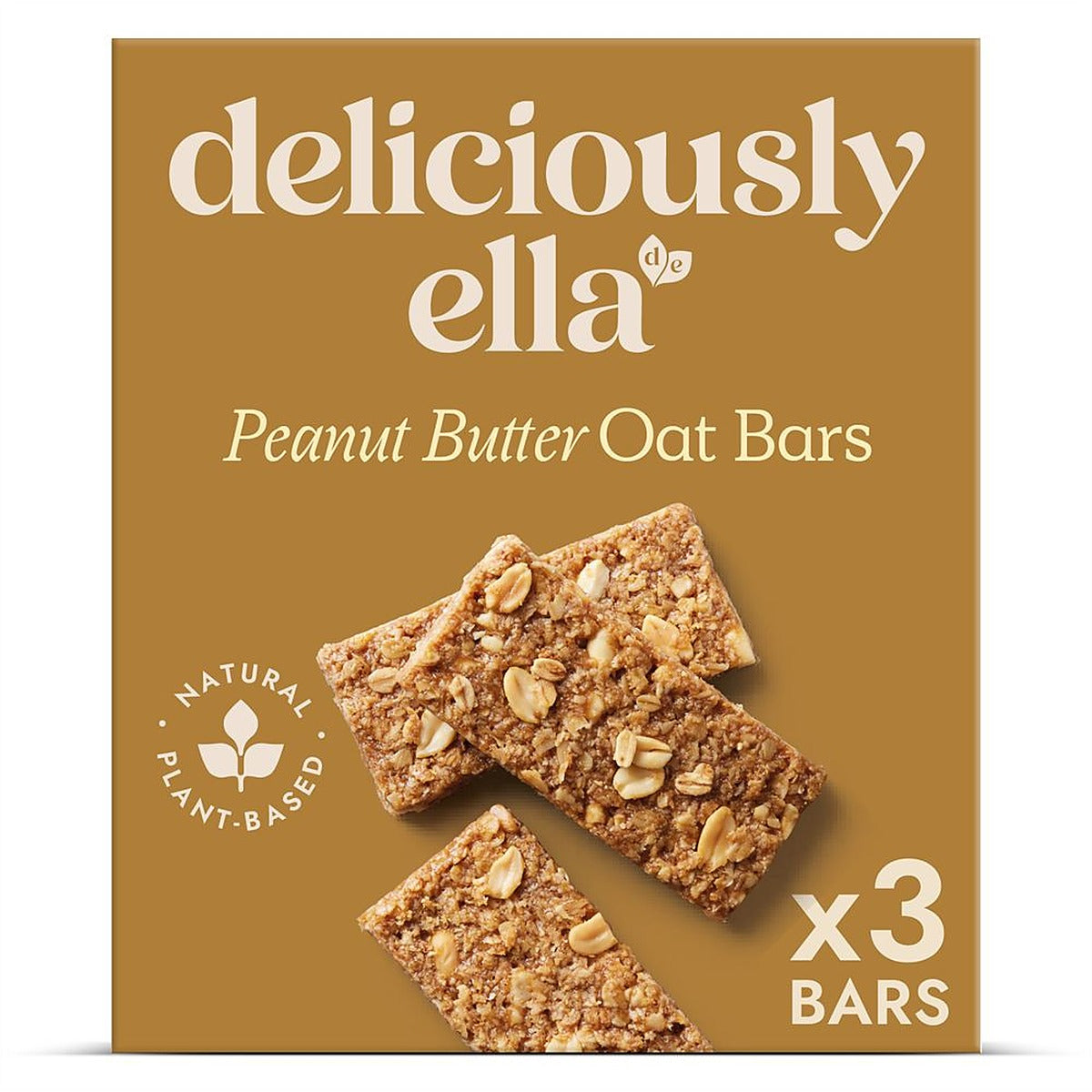 Deliciously Ella Peanut Butter Oat Bar Mulitpack (3 x 50g)