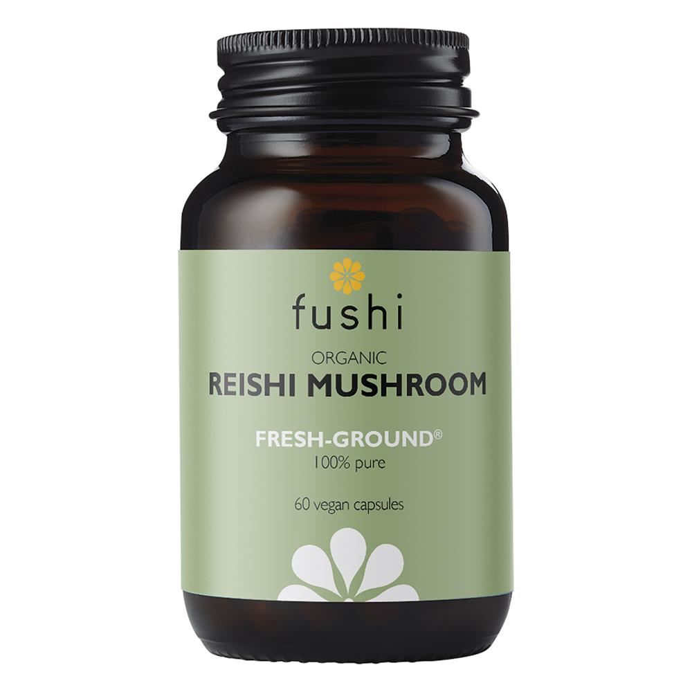 Fushi Wellbeing Reishi Mushroom Capsules Organic 60 Veg Caps