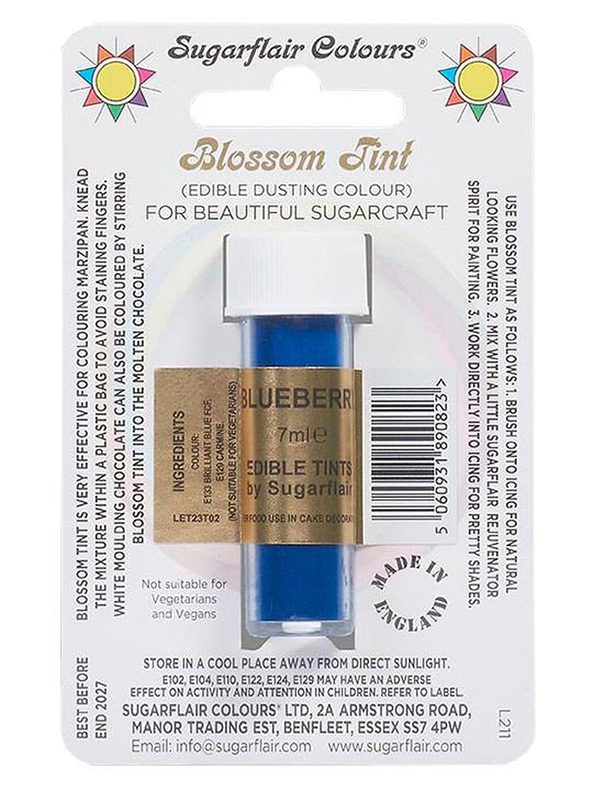 Sugarflair BLOSSOM TINT Edible Food Colour Powder - 7ml - image 46