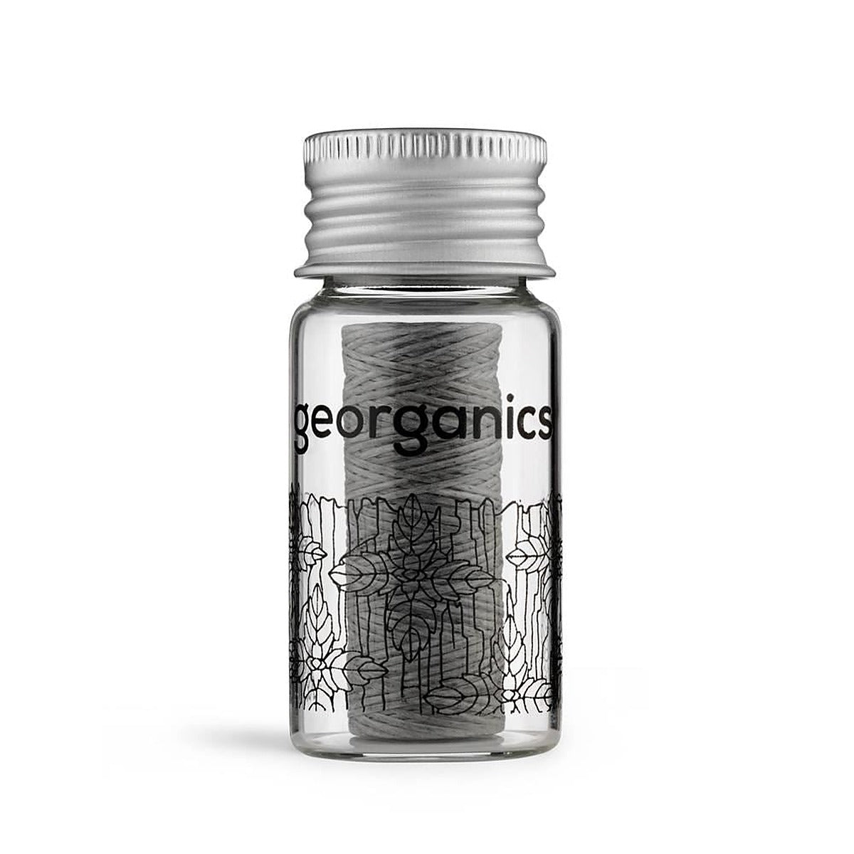 Georganics Dental Floss with Canister - Charcoal 50m