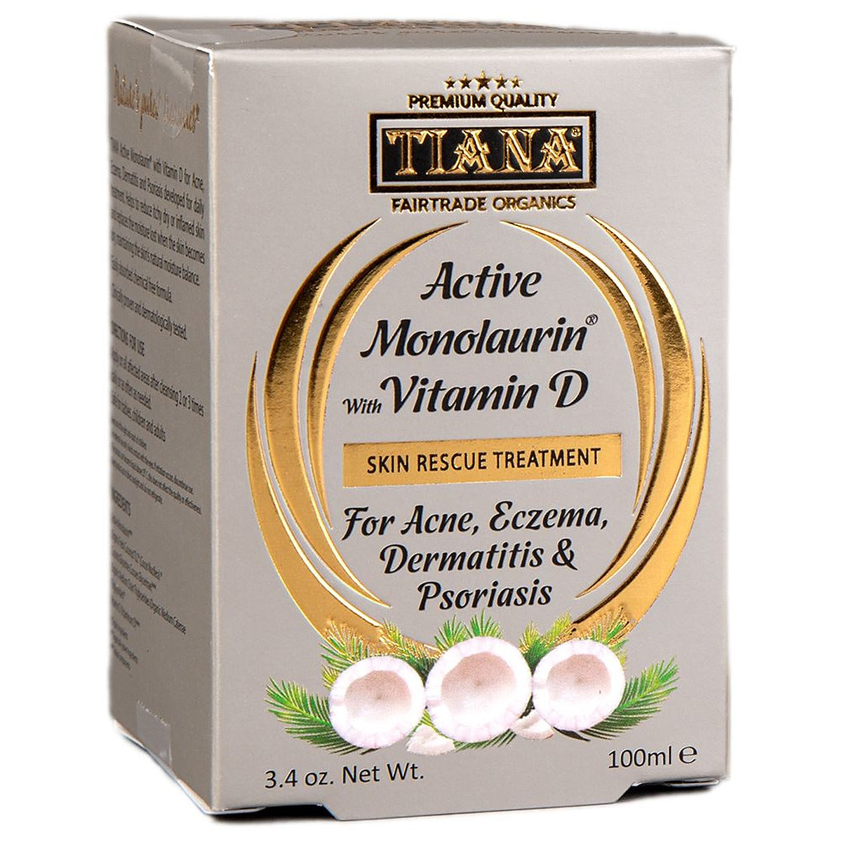 TIANA Active Monolaurin for Eczema Dermatitis and Psoriasis 100ml