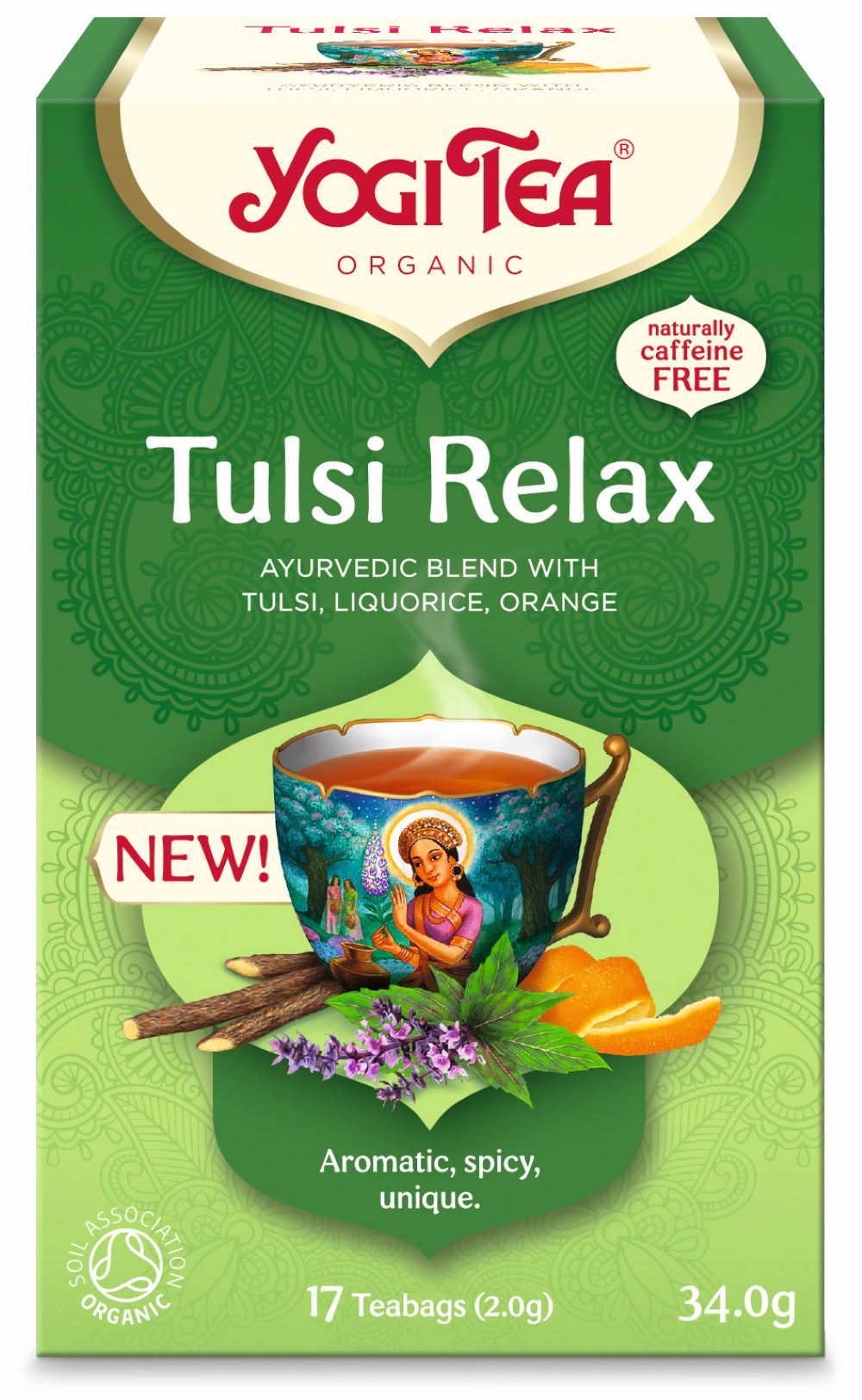 Yogi Tea Tulsi Relax Organic 34g 17 Teabags