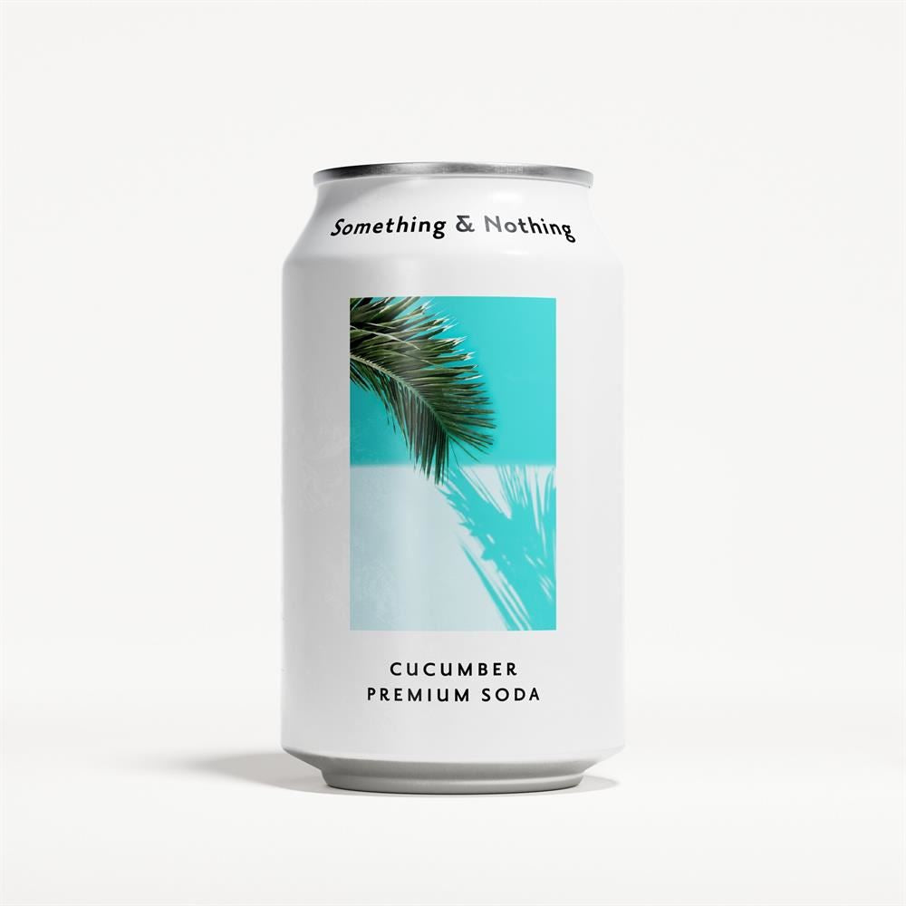 Something & Nothing Cucumber Premium Soda 330ml