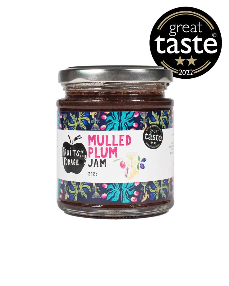 Fruits of the Forage Mulled Plum Jam 210g