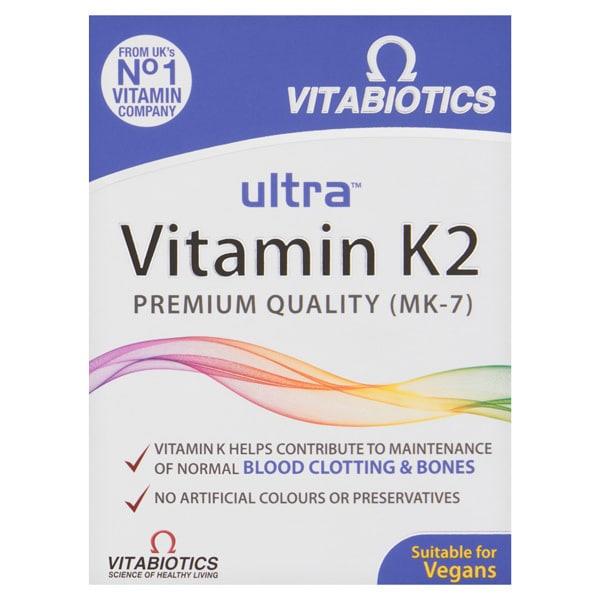 Vitabiotics Ultra Vitamin K2 - 60 Tablets