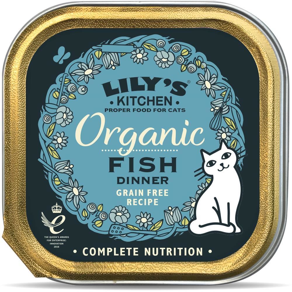 Lilys Kitchen Lily's Kitchen Organic Fish Dinner for Cats 85g - 19 Pack