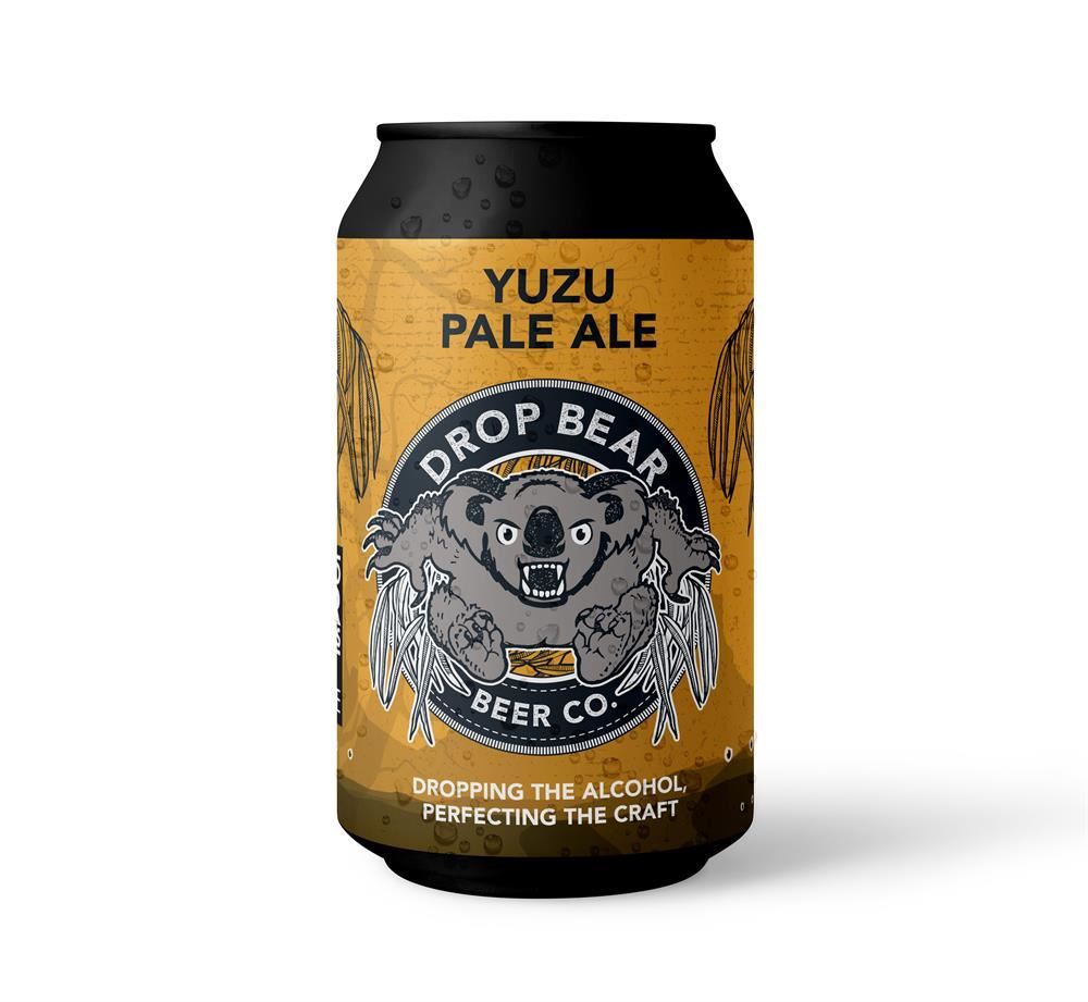 Drop Bear Beer Yuzu Pale Ale 0.5% 330ml - 6 Pack