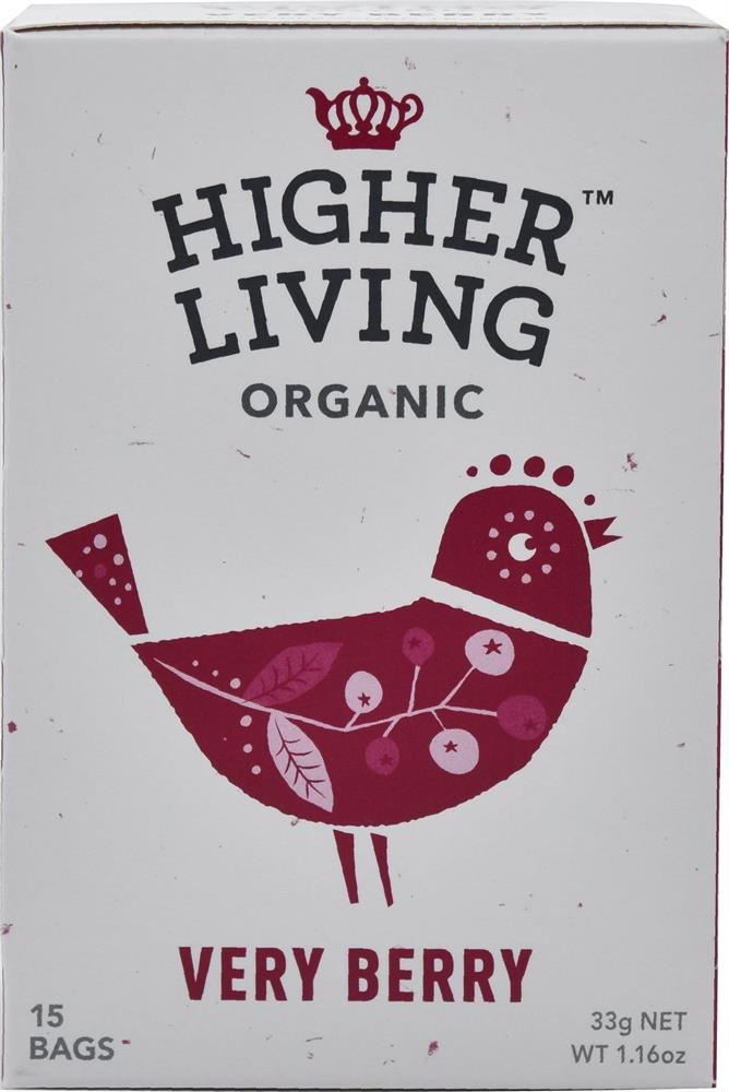 Higher Living Very Berry Organic Infusion - 15 bags