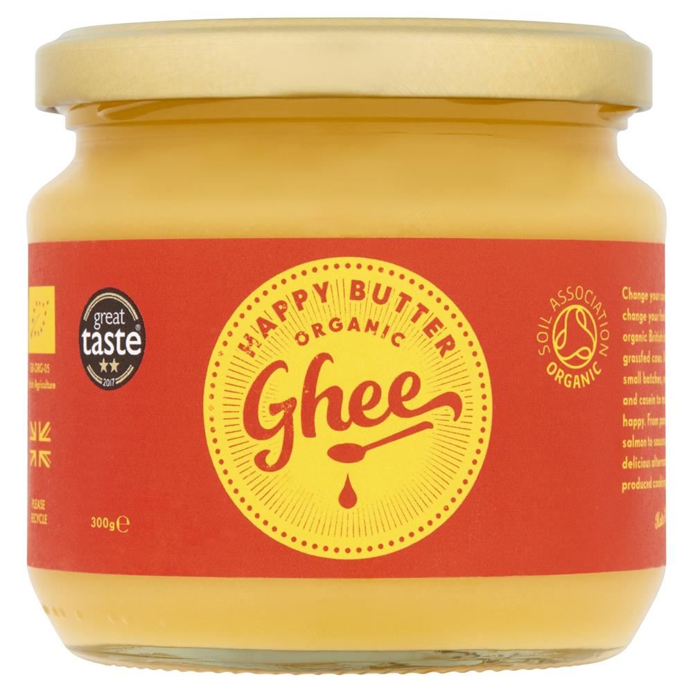 Happy Butter Artisan Organic UK Ghee 300g