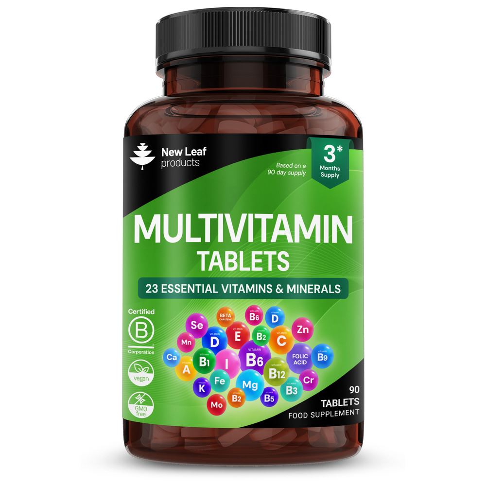 New Leaf Products Multivitamin Plus Iron 23 Essential 90 Tablets
