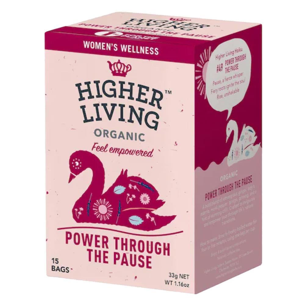 Higher Living Womens Power Through The Pause Tea - 15 bags - 2 Pack