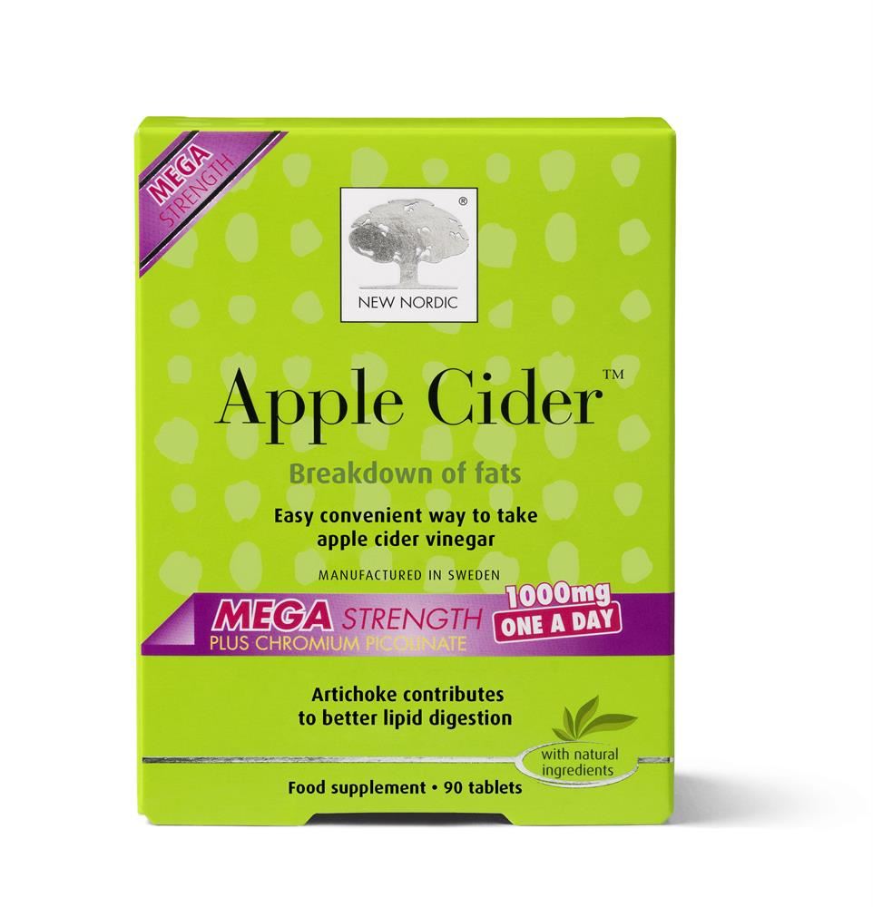 New Nordic Apple Cider Mega Strength 90 Tablets