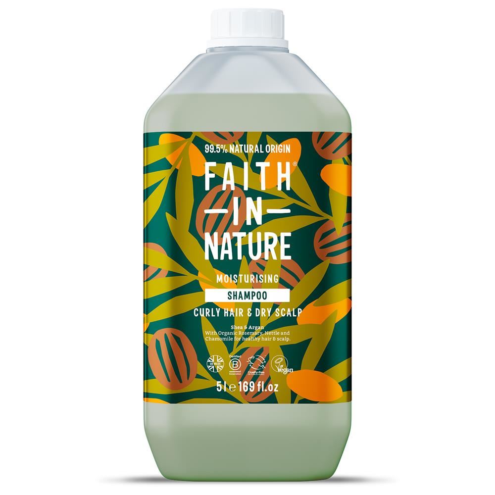 Faith in Nature Shea & Argan Shampoo 5 Litre