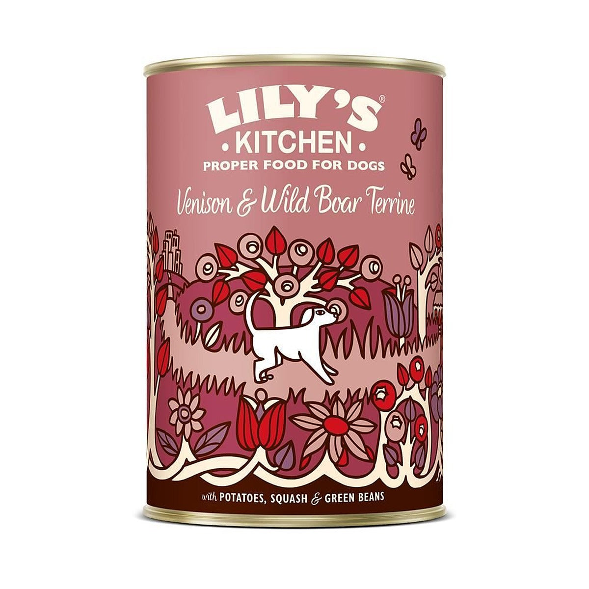 Lilys Kitchen Venison & Wild Boar Terrine 400g - 6 Pack