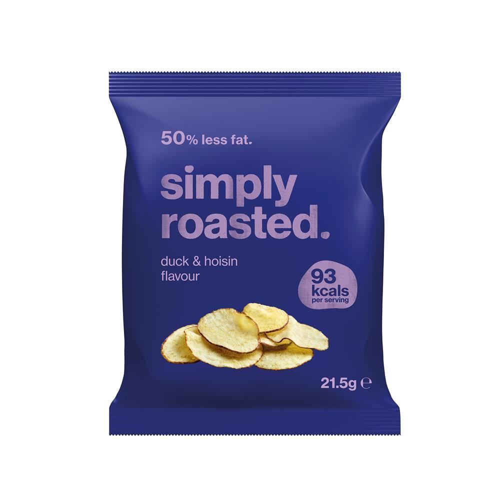 Simply Roasted Duck & Hoisin Crisps 21.5g - 24 Pack