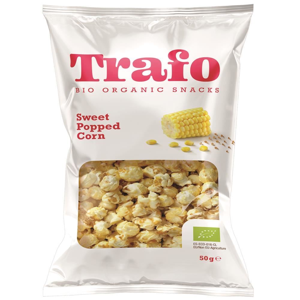 Trafo Organic Popcorn Sweet 50g - 6 Pack