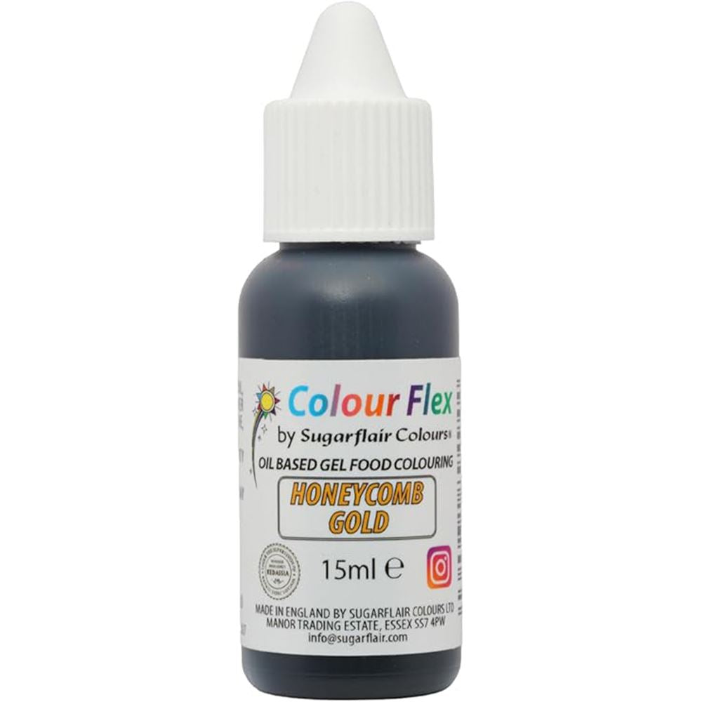 Sugarflair Colour Flex Oil Based Food Colouring Gel 15ml - All Colour