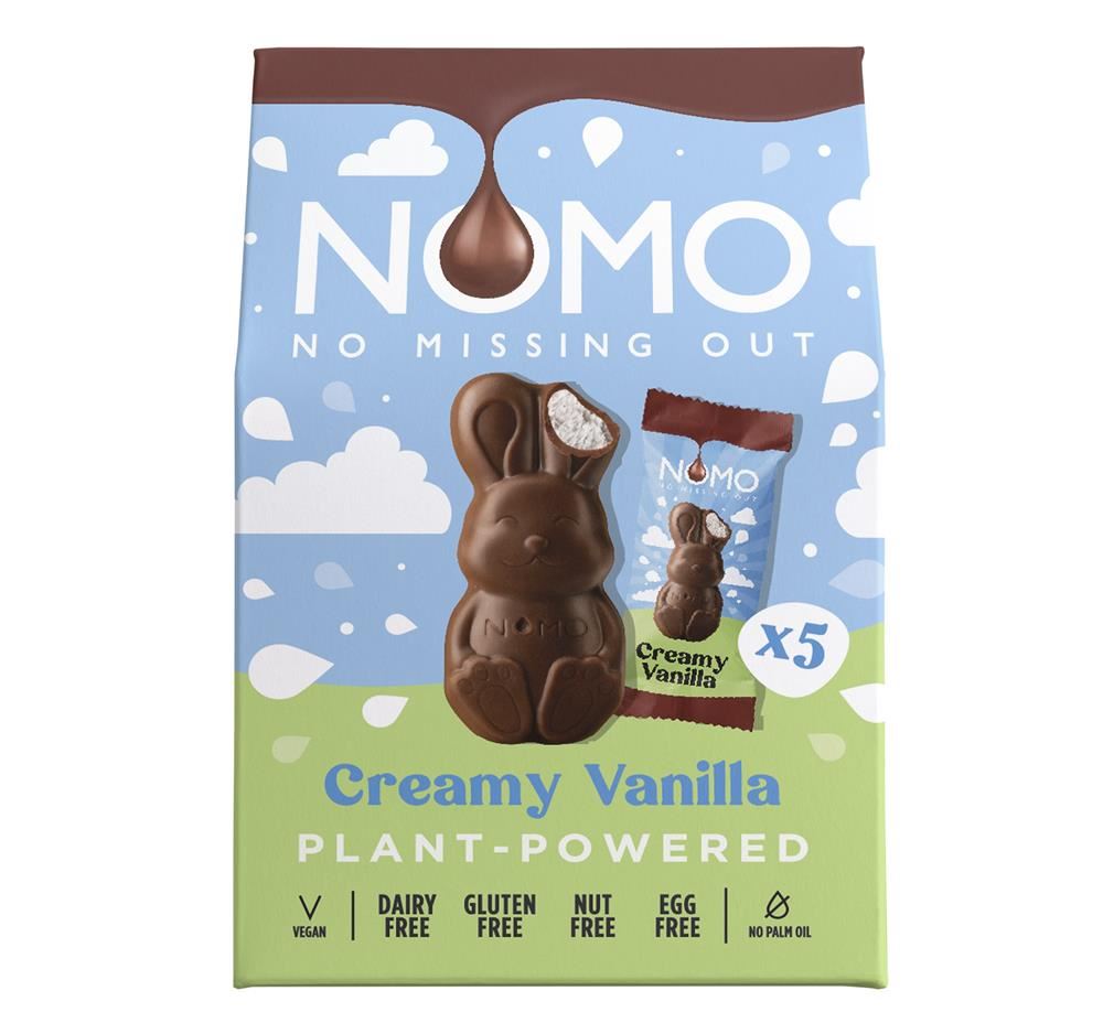 Nomo Free From Chocolate Vanilla Dough Mini Bunnies 5 pack