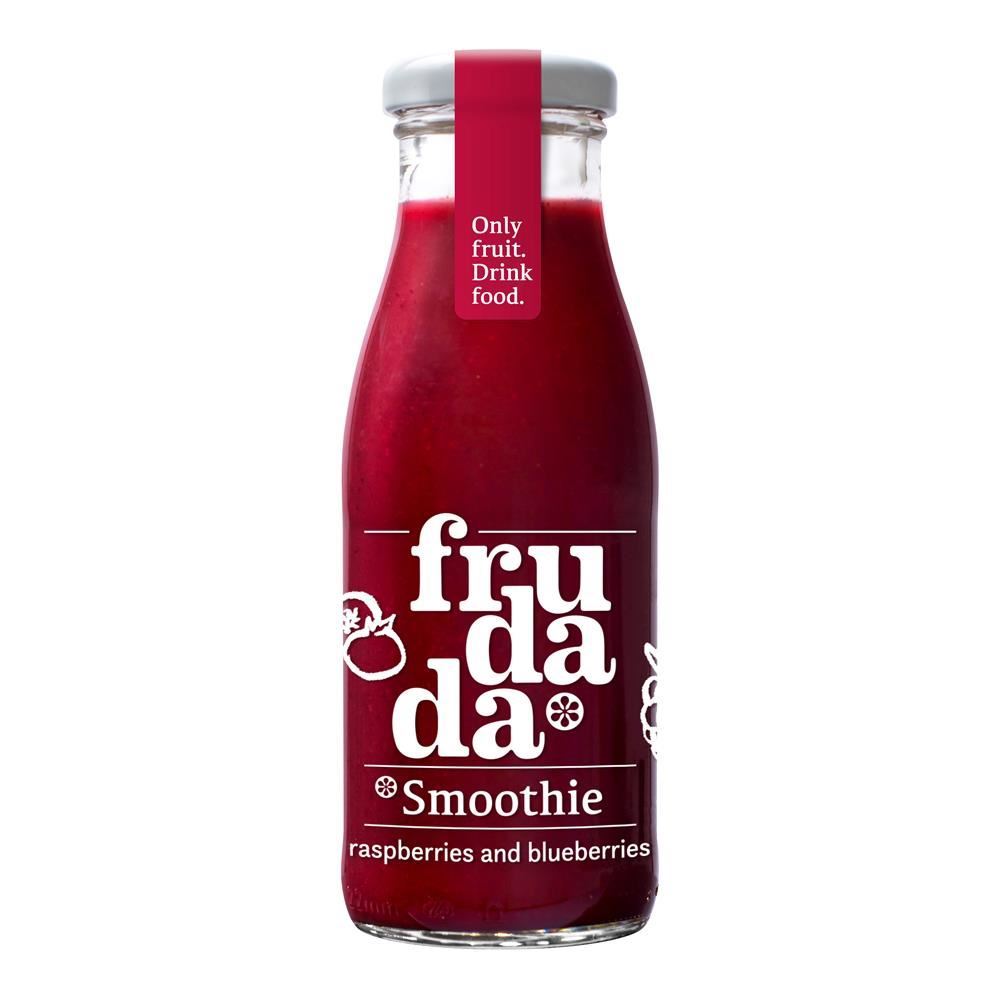 Frudada Raspberry and Blueberry Smoothie 250ml - 6 Pack