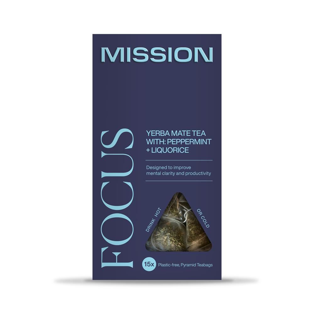 Mission Focus Yerba Mate 15 Tea Bags