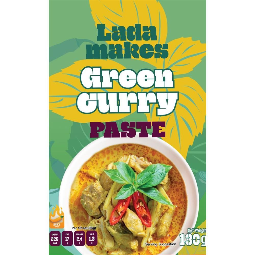 Lada Makes Green Curry Kit 130g Halal Dairy Free Gluten Free