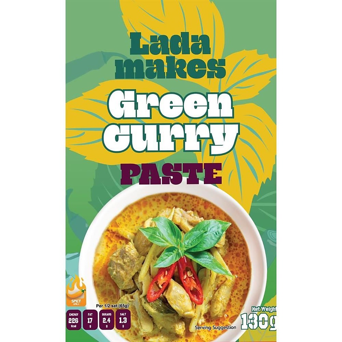 Lada Makes Green Curry Kit 130g Halal Dairy Free Gluten Free