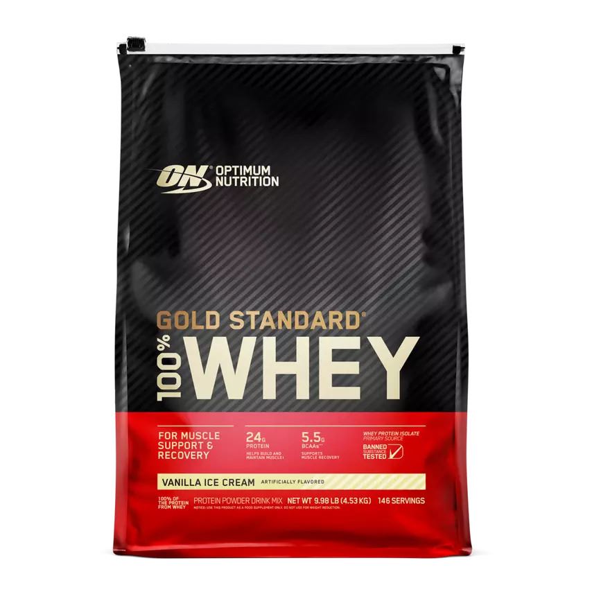 Optimum Nutrition Gold Standard 100% Whey Protein Powder - 900g/2.2kg/4.5kg