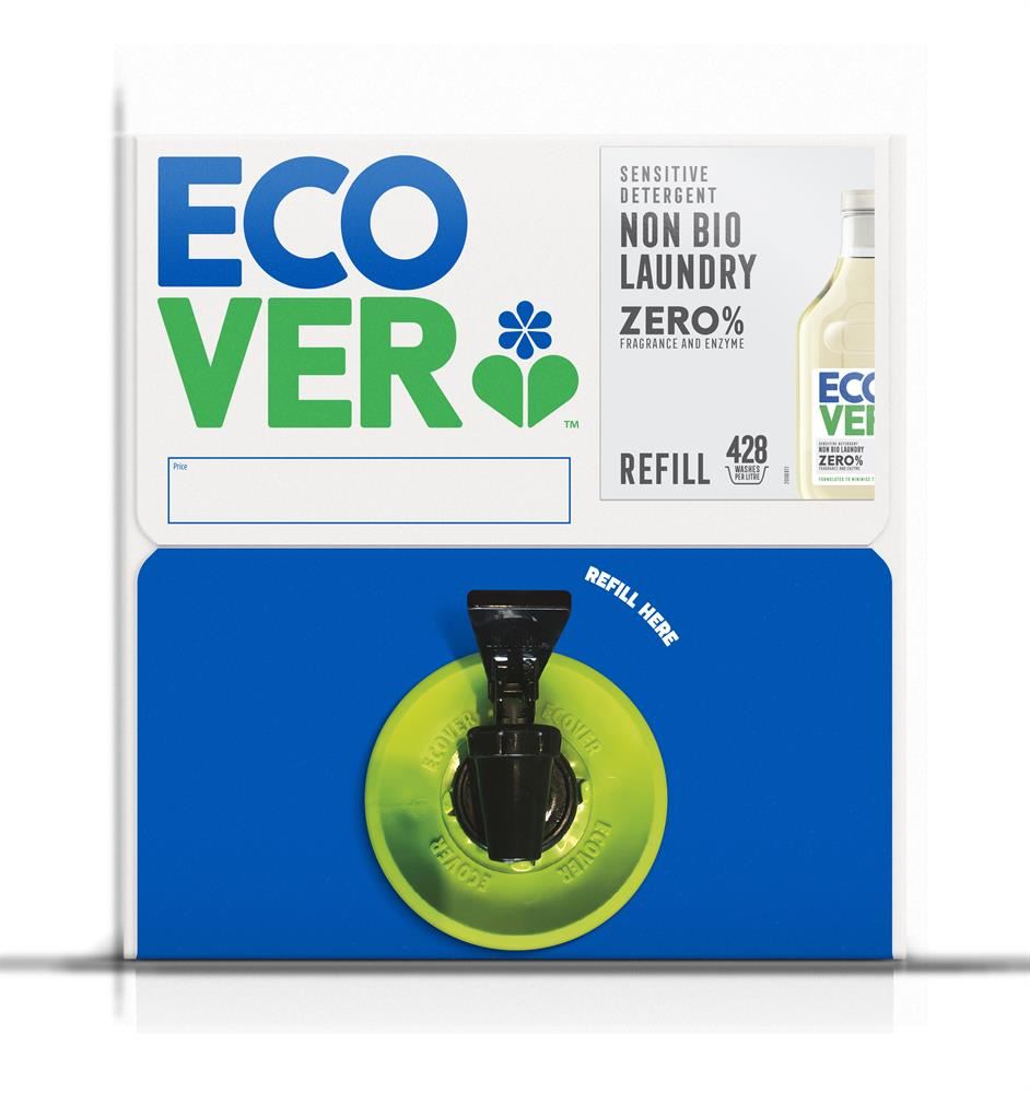 Ecover Zero REFILL Laundry Liquid Conc 428 Washes 15L