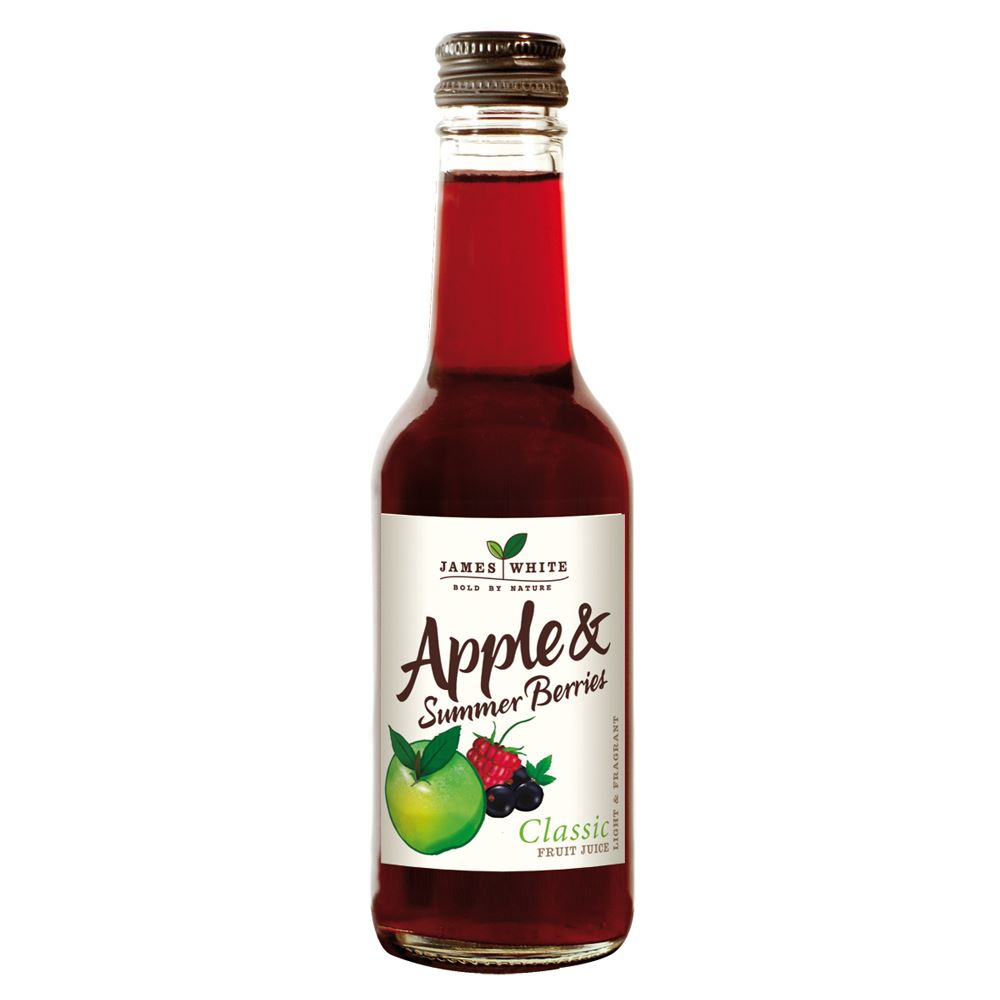 James White Drinks Apple & Summer Berries - Full Bodied Fruit - 250ml