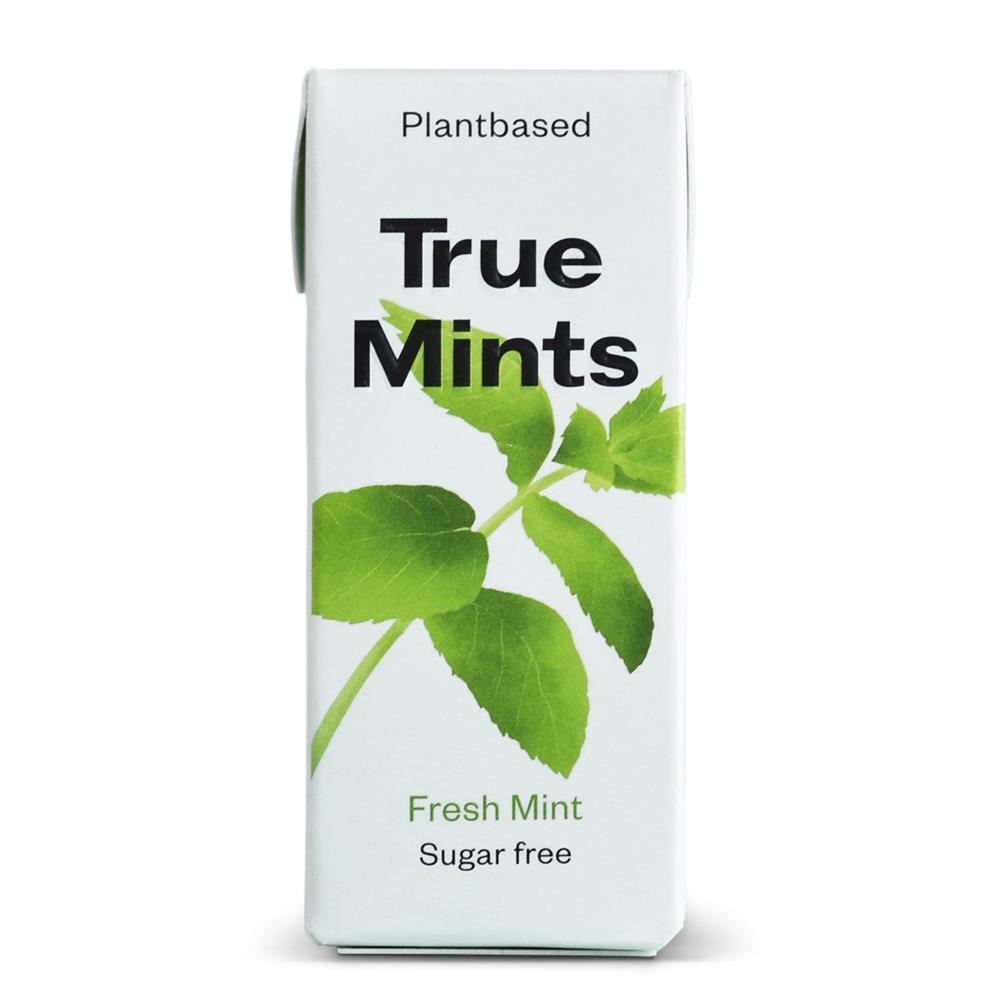 True Gum Vegan and Sugar Free Mints - Fresh Mint 13g - 18 Pack