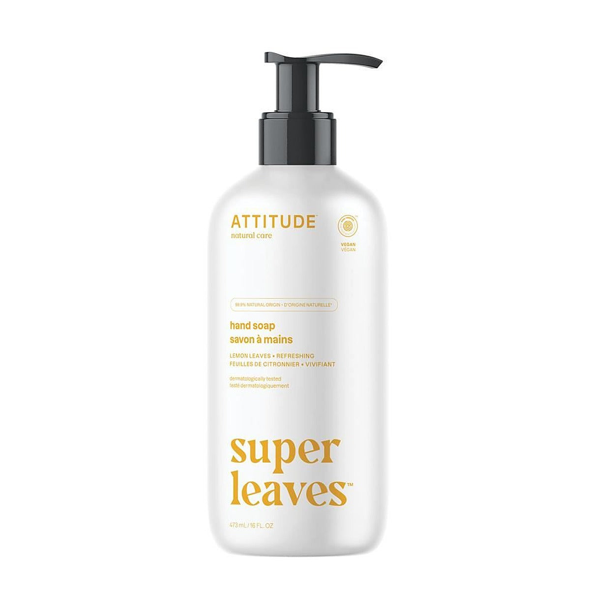 Attitude Super leaves Hand Soap - Lemon Leaves 473ml
