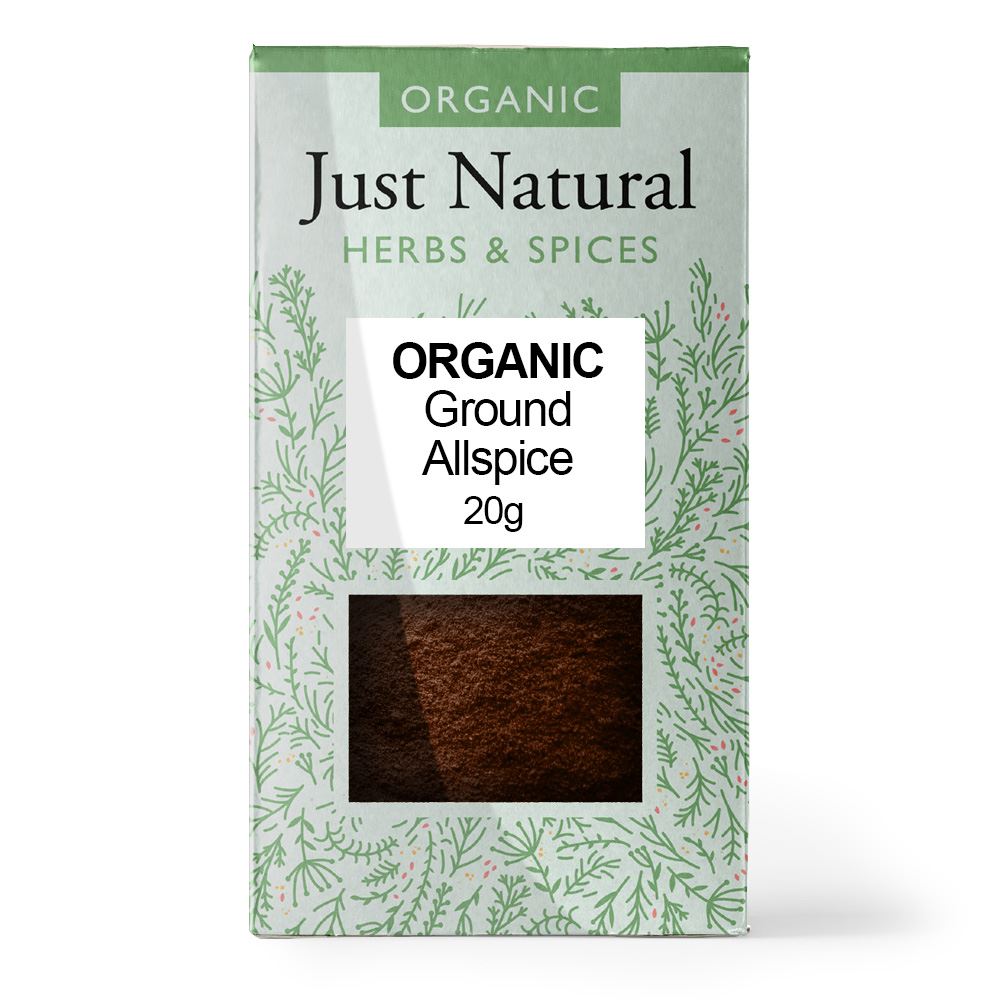 Just Natural Herbs Organic Ground Allspice (Box) 30g