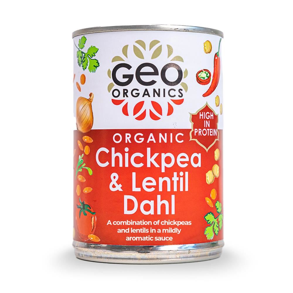 Georganics Cans - Organic Chick Pea & Lentil Dahl 400g