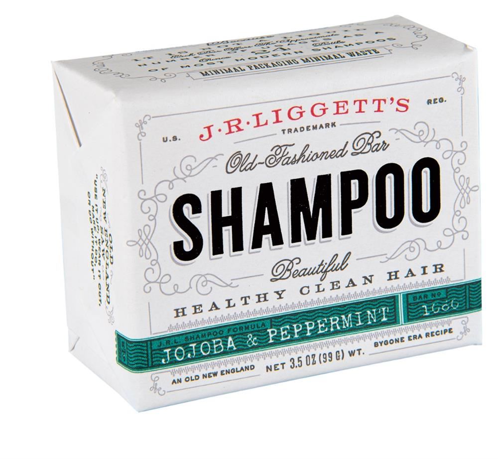 JR Liggetts old fashioned Jojoba & Peppermint shampoo Bar 99g