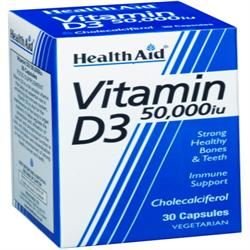 HealthAid Vitamin D3 50000iu 30 Tablets