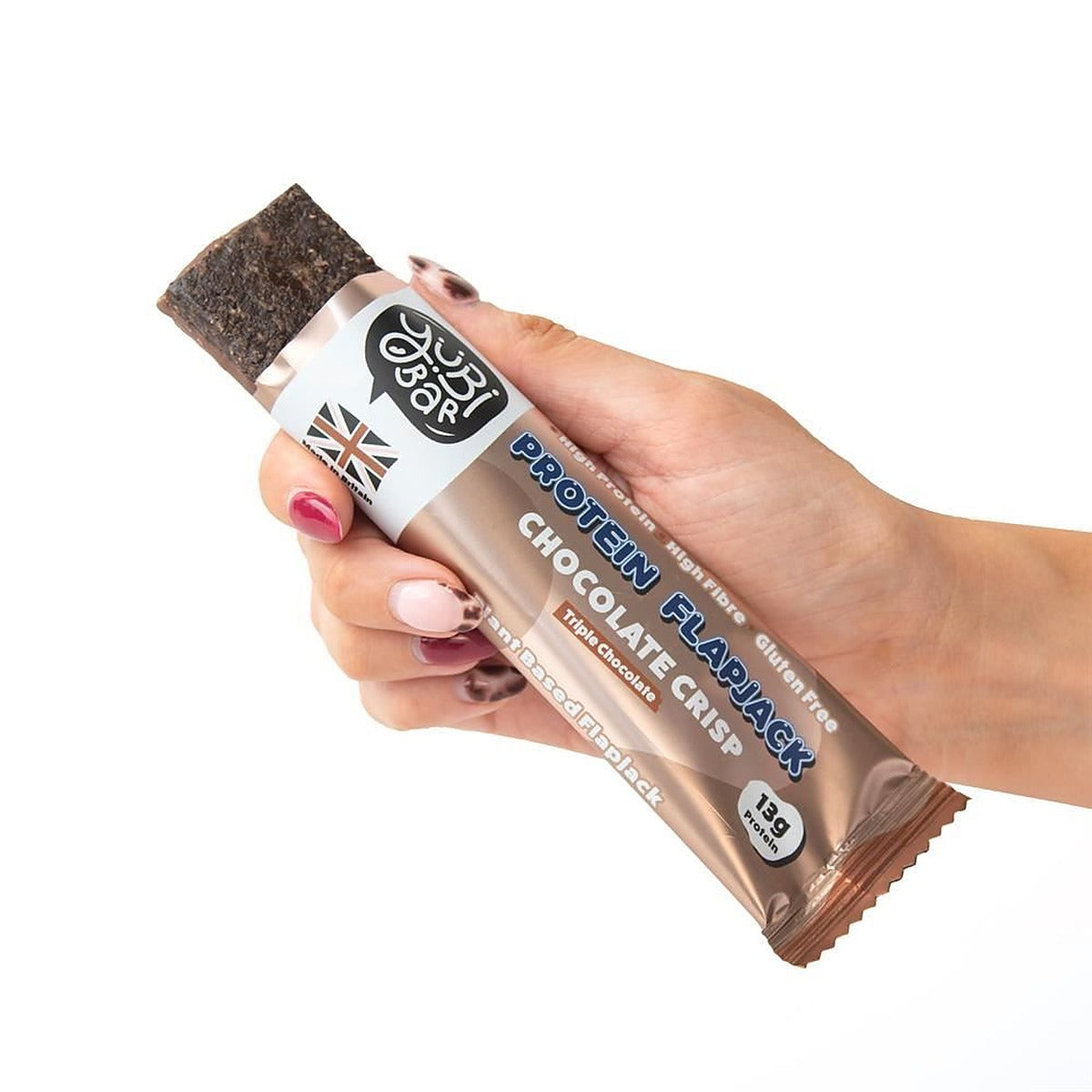 Yubi Bar YuBi Chocolate Crisp Protein Flapjack 50g - 12 Pack