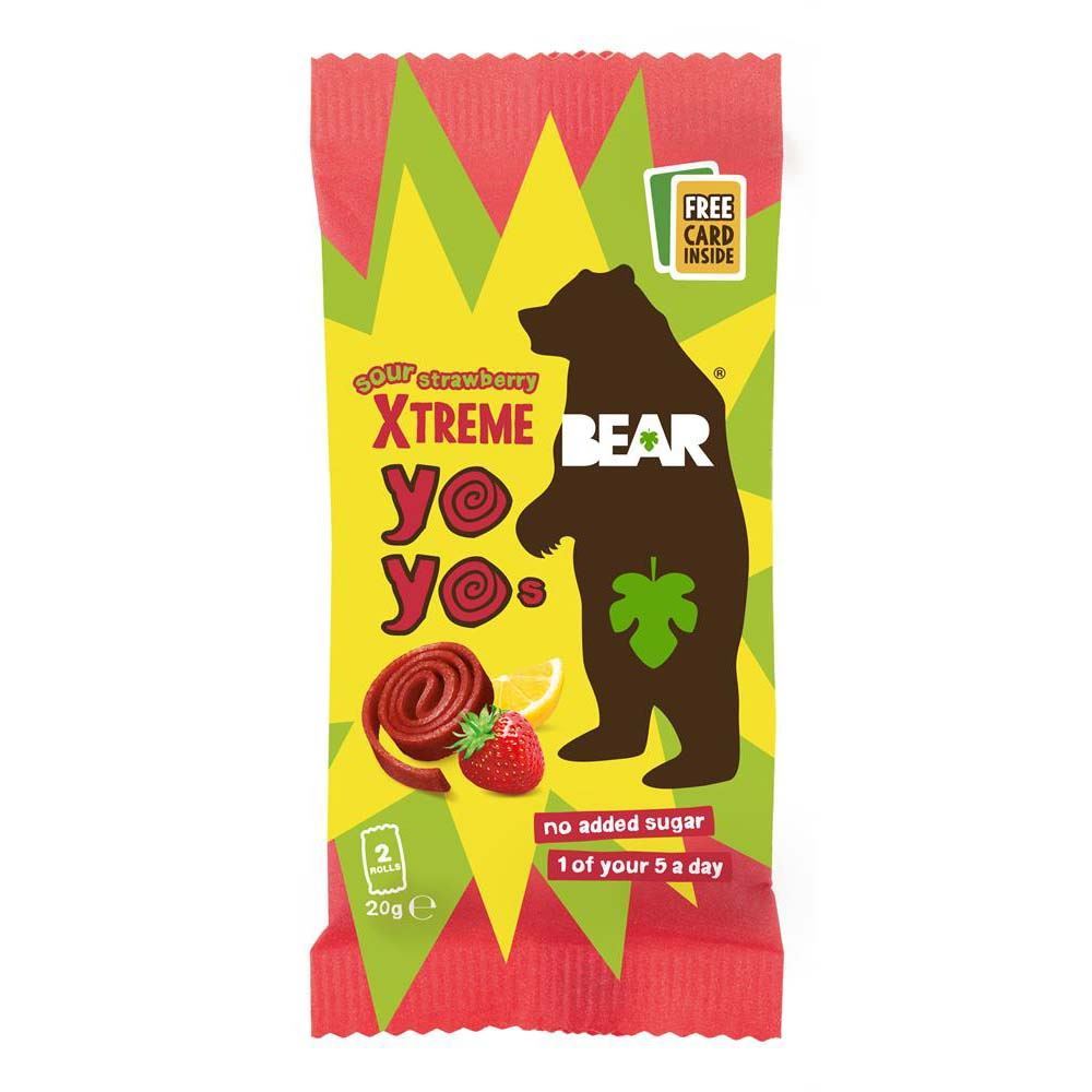 BEAR Xtreme Strawberry Yoyo 20g - 18 Pack