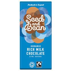 Seed & Bean Organic Dominican Rich Milk Chocolate Bar 75g