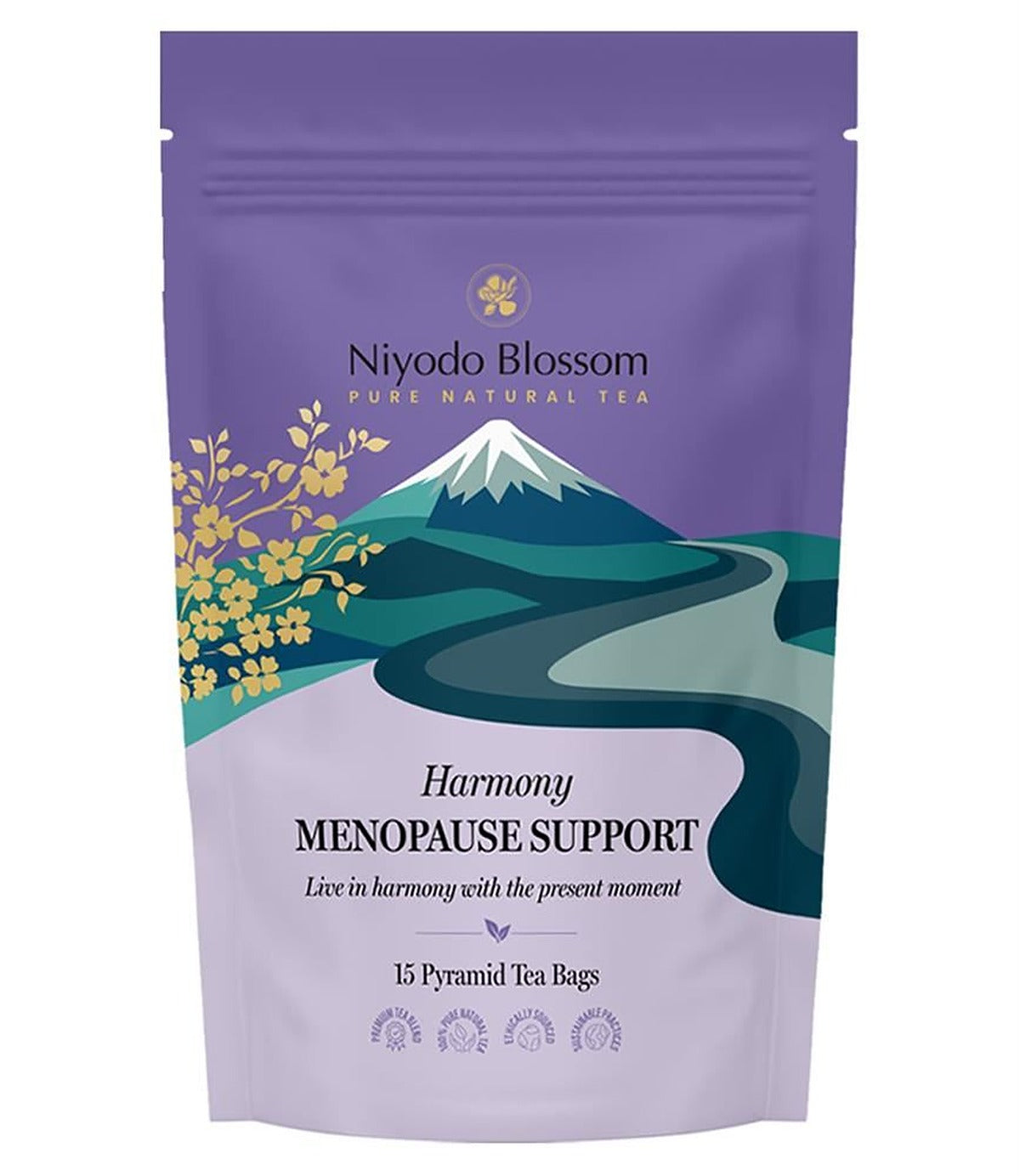 Niyodo Blossom Women's Health & Wellness-Harmony Menopause Support Tea 45g