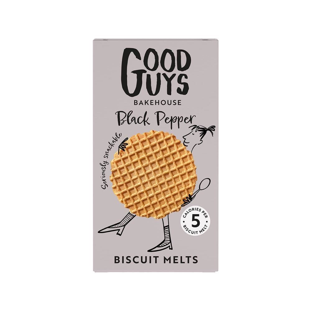 Good Guys Bakehouse Biscuit Melts - Black Pepper 50g - 8 Pack