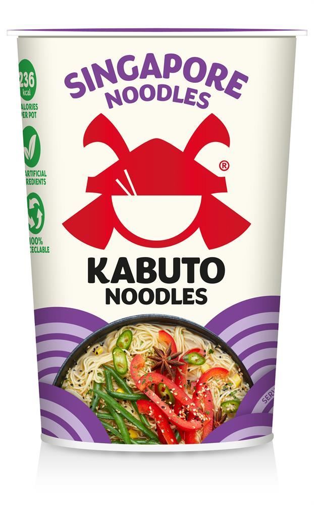 Kabuto Noodles Singapore Noodles 65g - 6 Pack