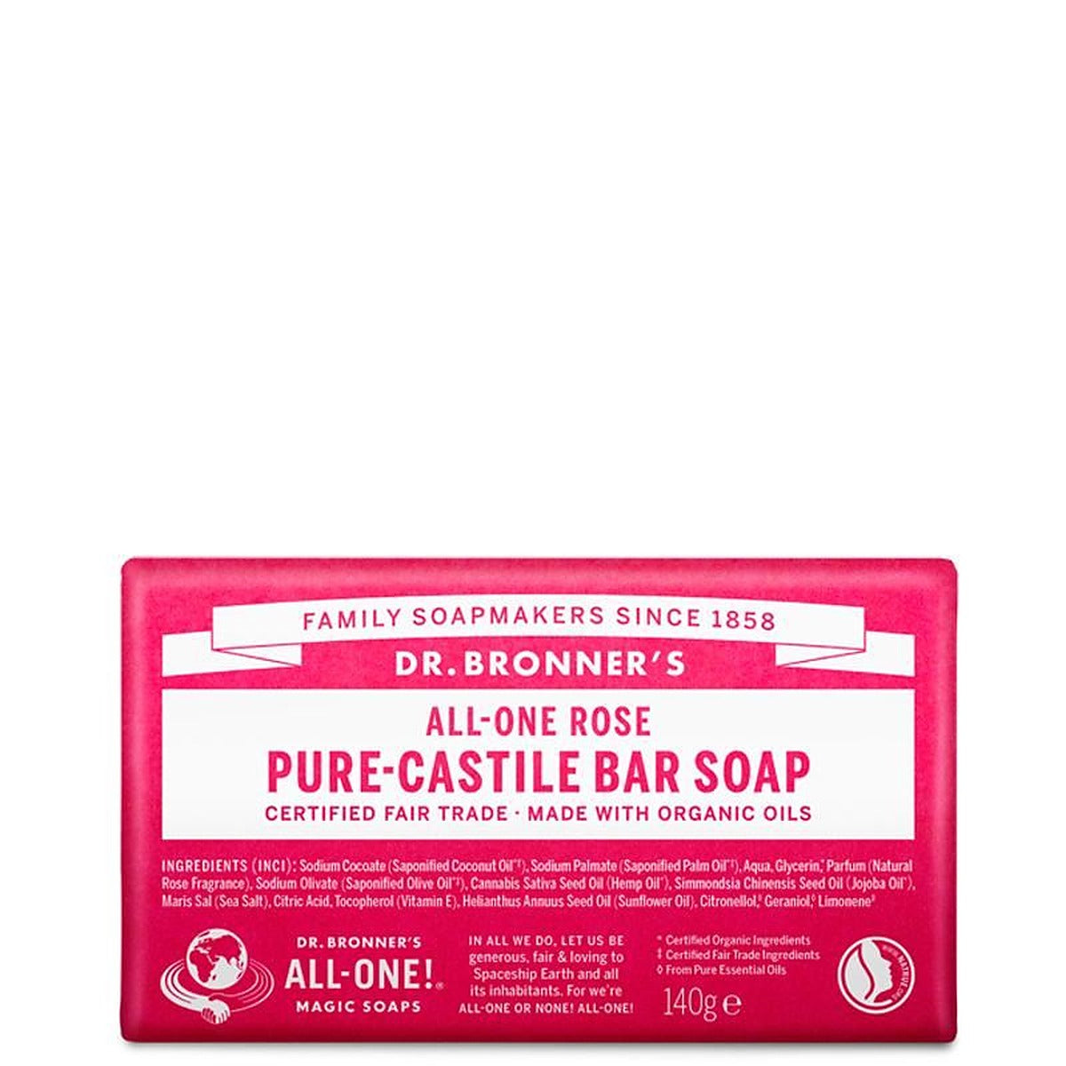 Dr Bronner's Pure Castile Bar Soap - 140g - All Scents - image 19