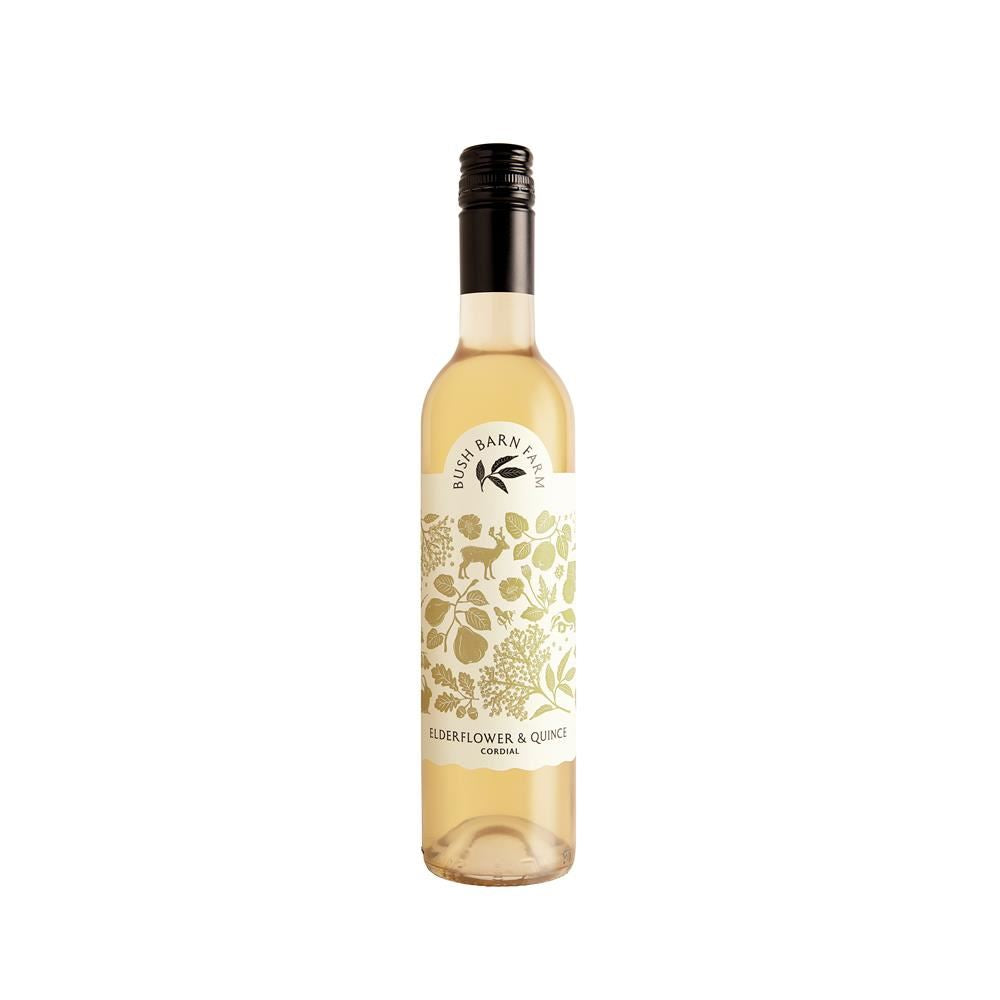 Bush Barn Farm Elderflower and Quince Cordial 500ml