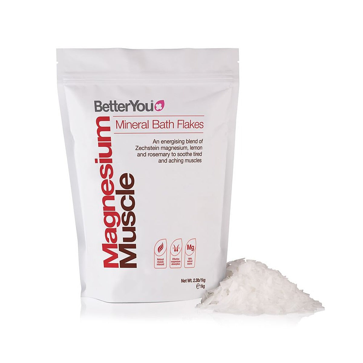 BetterYou Magnesium Flakes Muscle 1kg